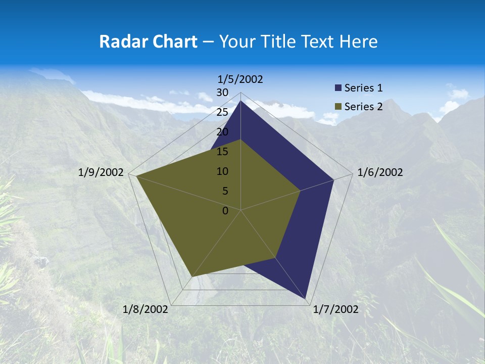 Collapse Landscape Sky PowerPoint Template