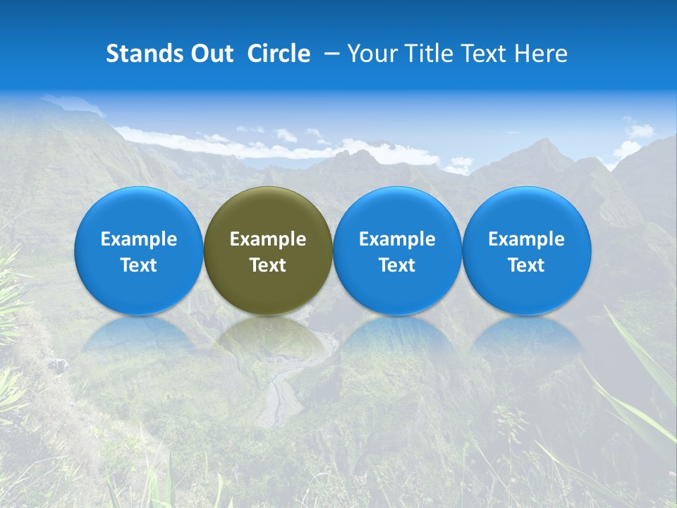 Collapse Landscape Sky PowerPoint Template