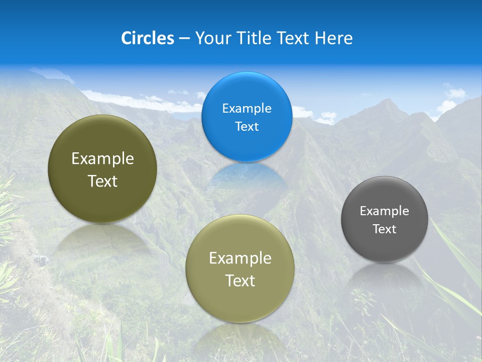 Collapse Landscape Sky PowerPoint Template