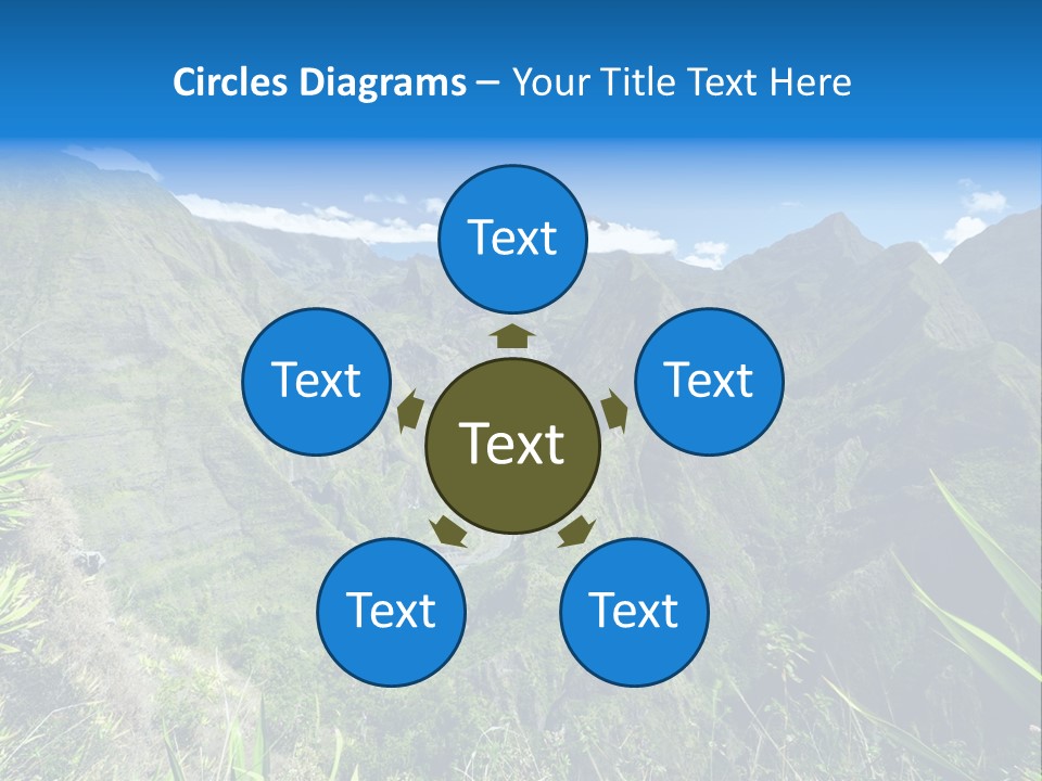 Collapse Landscape Sky PowerPoint Template