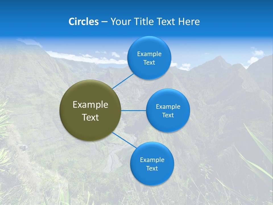 Collapse Landscape Sky PowerPoint Template
