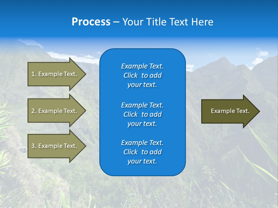 Collapse Landscape Sky PowerPoint Template