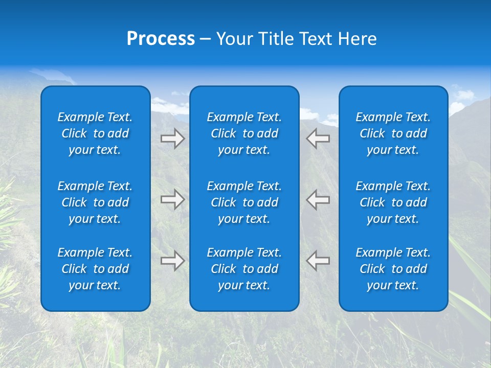 Collapse Landscape Sky PowerPoint Template