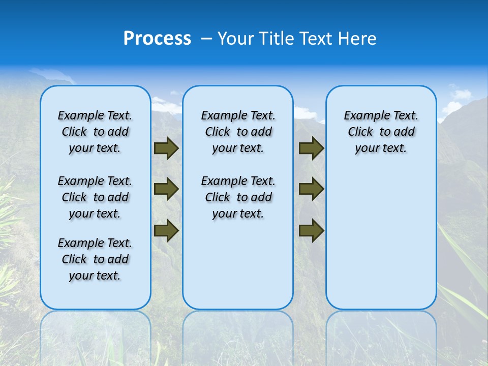 Collapse Landscape Sky PowerPoint Template