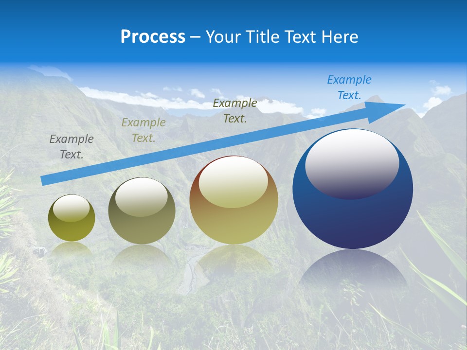 Collapse Landscape Sky PowerPoint Template