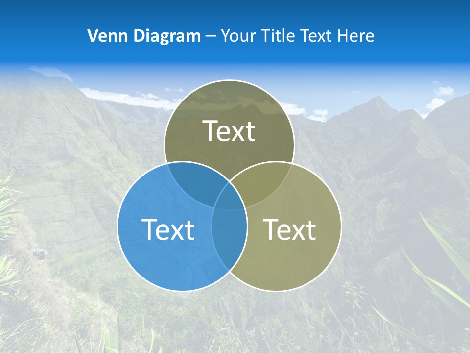 Collapse Landscape Sky PowerPoint Template