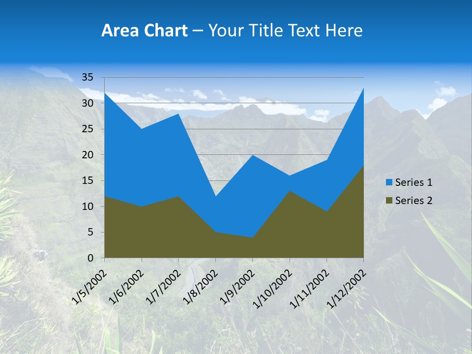 Collapse Landscape Sky PowerPoint Template