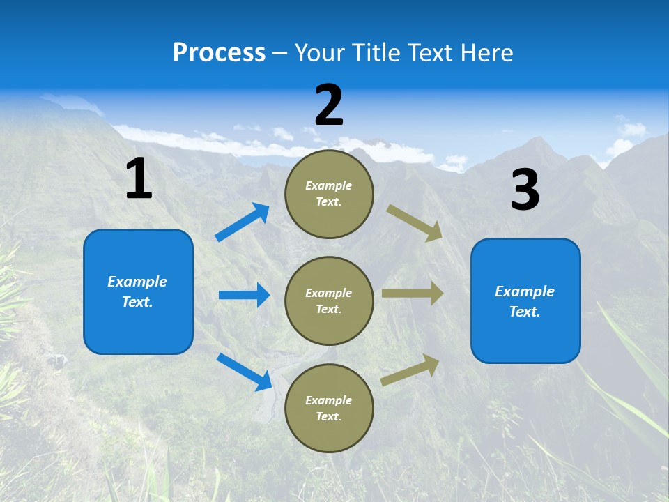 Collapse Landscape Sky PowerPoint Template