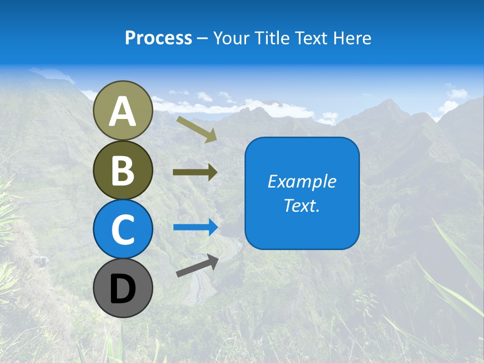 Collapse Landscape Sky PowerPoint Template
