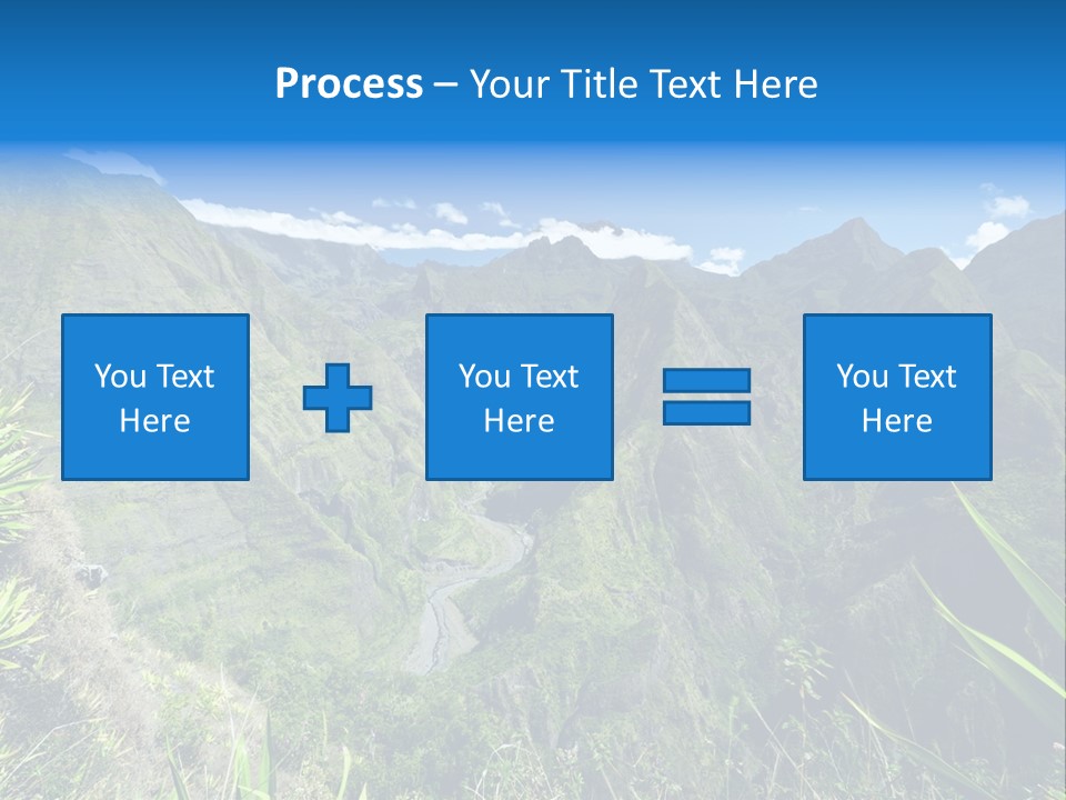 Collapse Landscape Sky PowerPoint Template