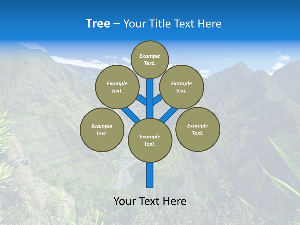 Collapse Landscape Sky PowerPoint Template