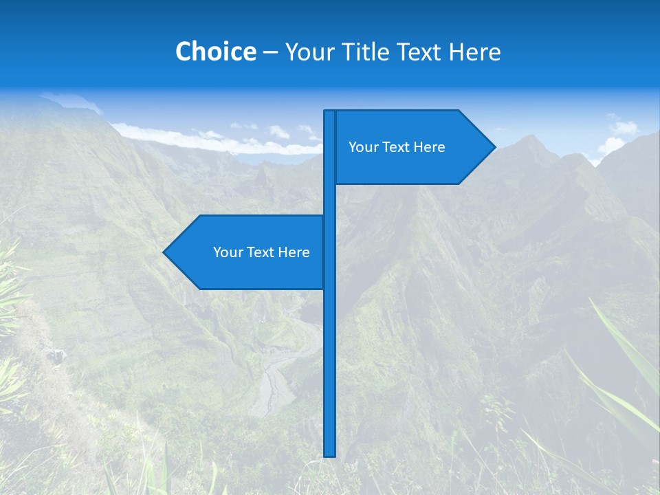 Collapse Landscape Sky PowerPoint Template