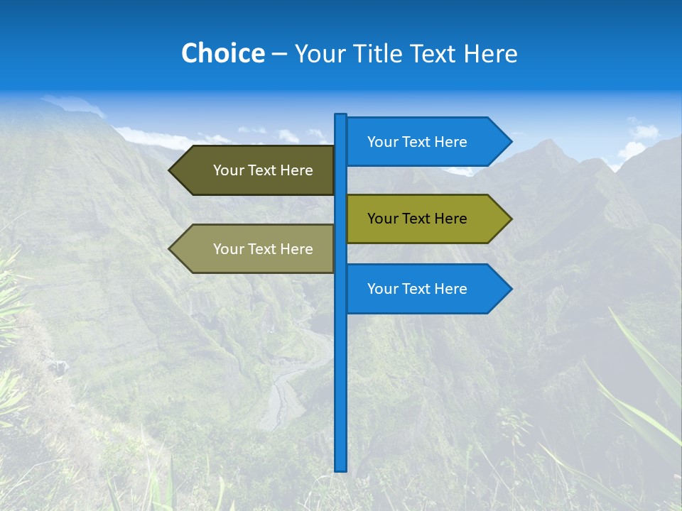 Collapse Landscape Sky PowerPoint Template