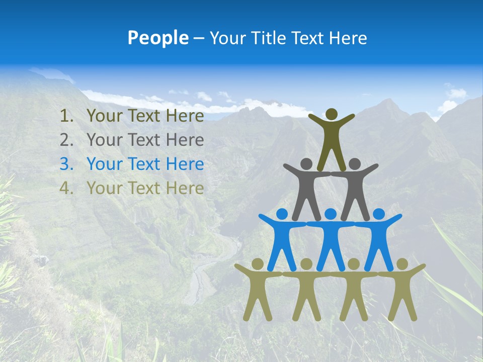 Collapse Landscape Sky PowerPoint Template