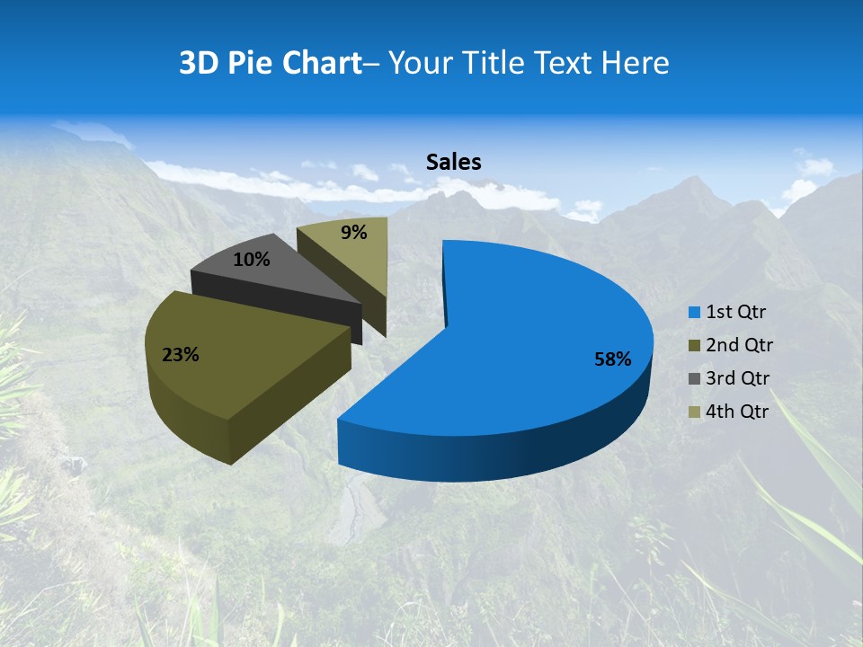 Collapse Landscape Sky PowerPoint Template