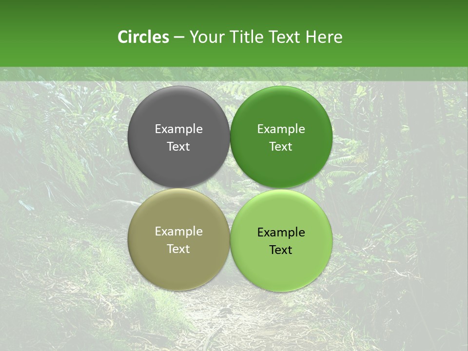 Mountain Preserve Meeting PowerPoint Template