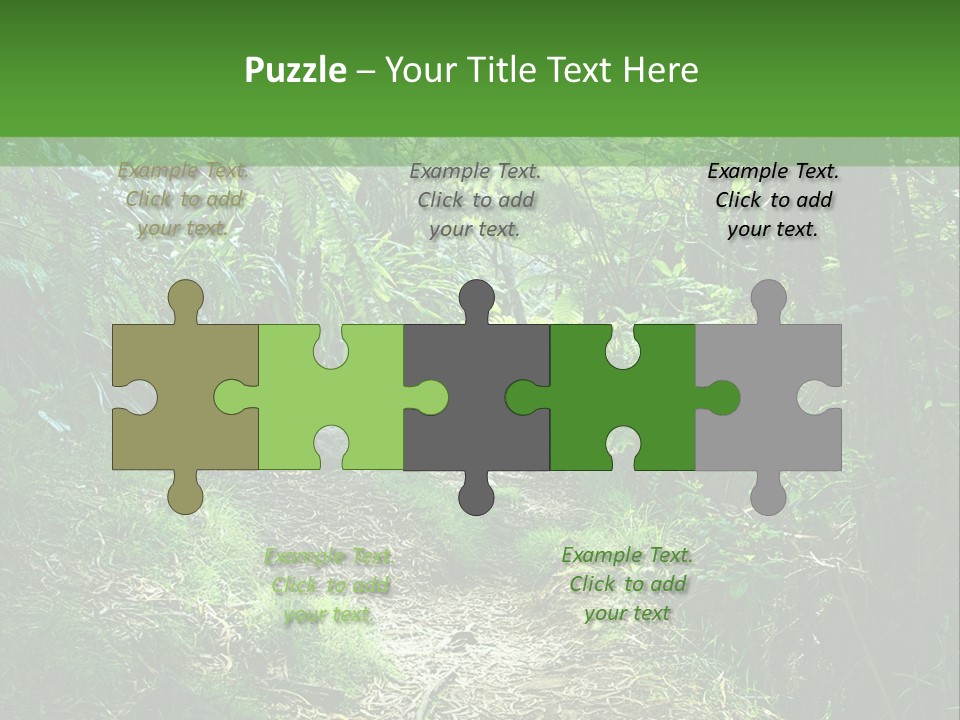 Mountain Preserve Meeting PowerPoint Template