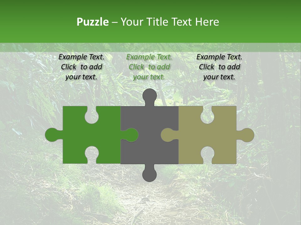 Mountain Preserve Meeting PowerPoint Template