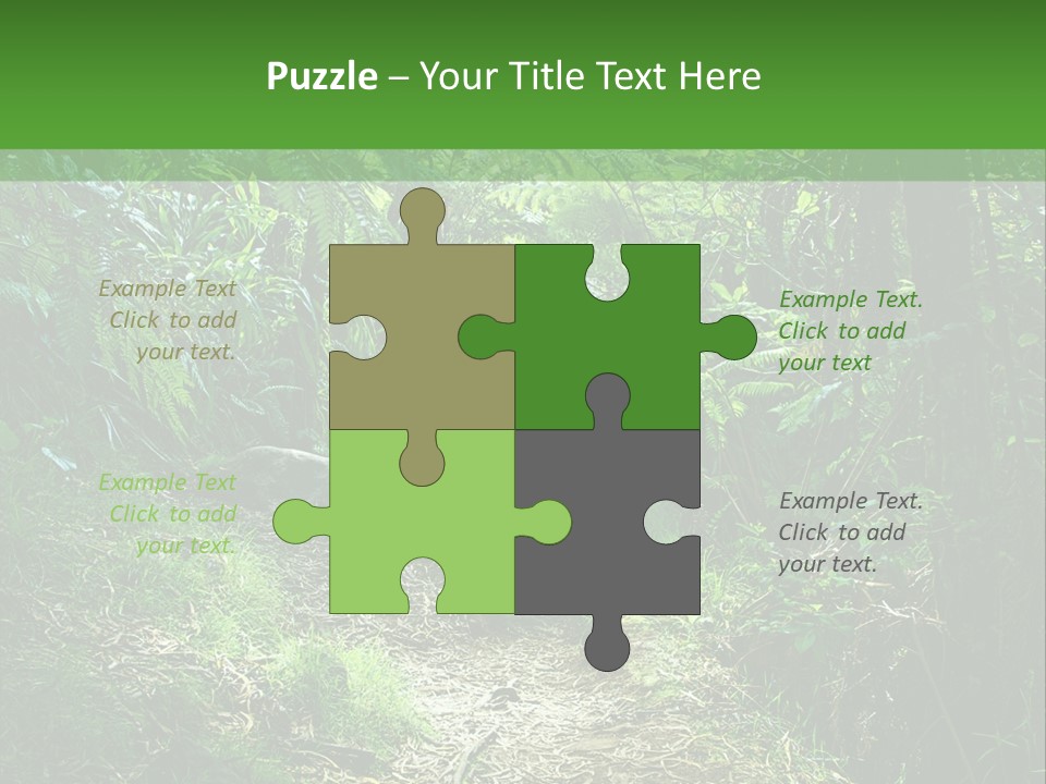 Mountain Preserve Meeting PowerPoint Template