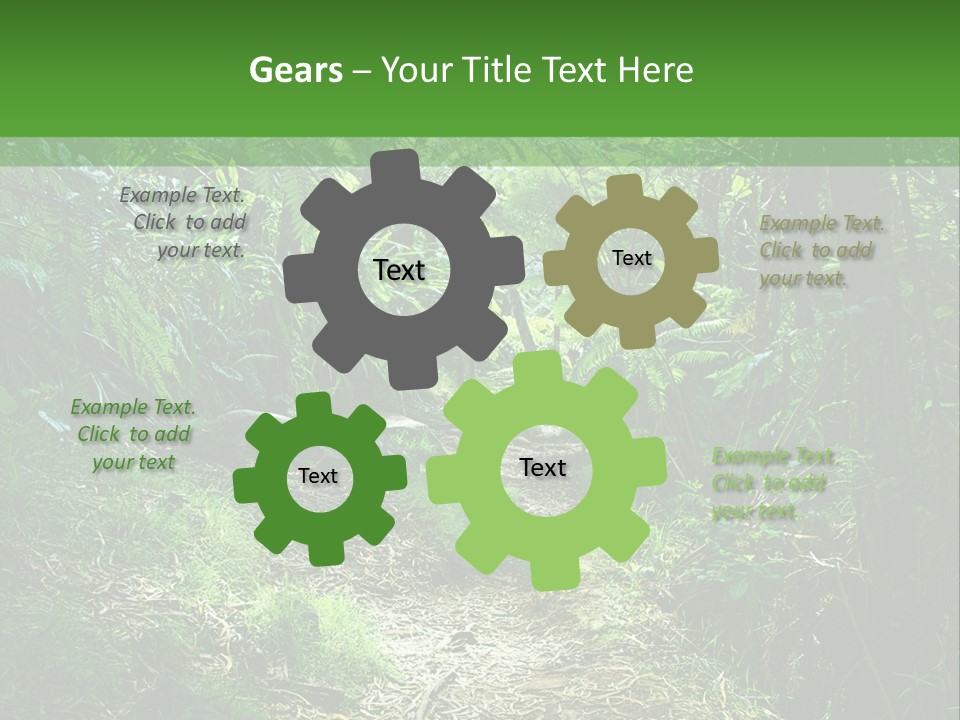 Mountain Preserve Meeting PowerPoint Template