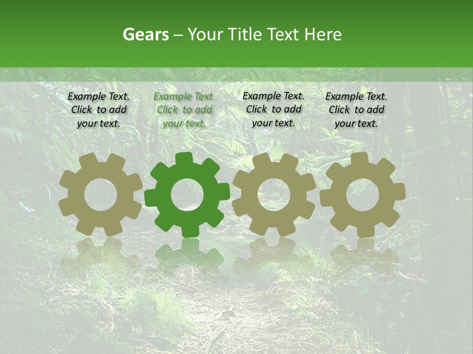 Mountain Preserve Meeting PowerPoint Template