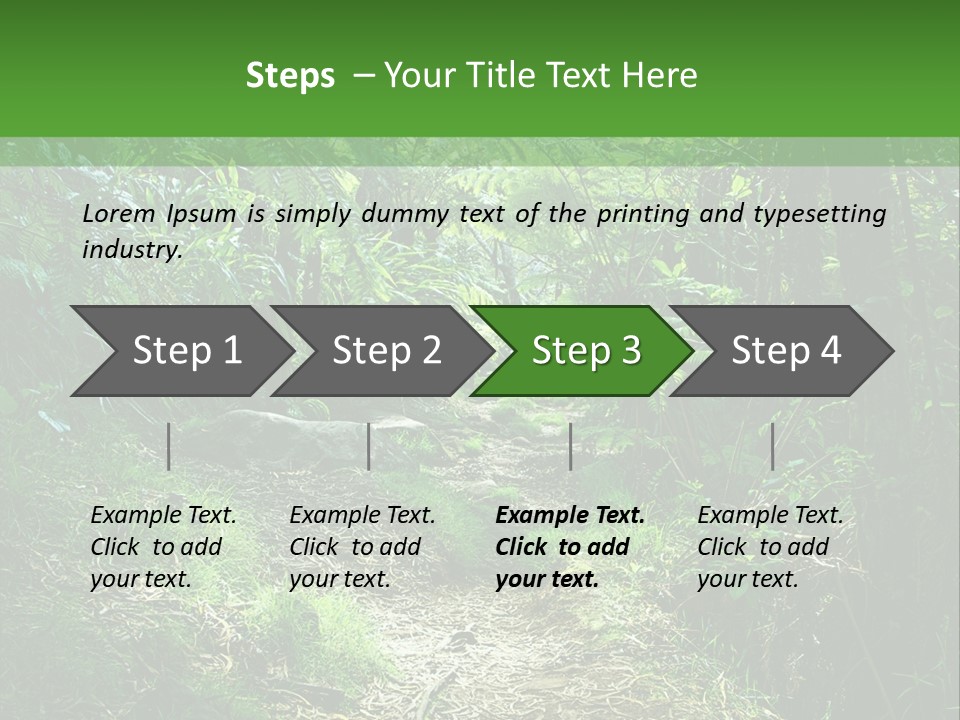 Mountain Preserve Meeting PowerPoint Template