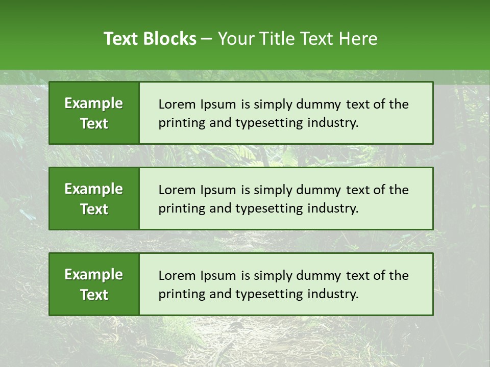 Mountain Preserve Meeting PowerPoint Template