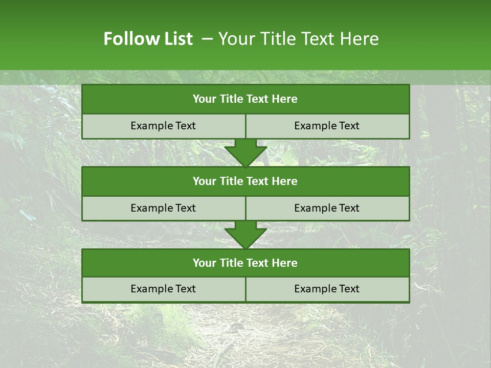 Mountain Preserve Meeting PowerPoint Template