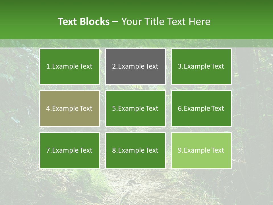 Mountain Preserve Meeting PowerPoint Template