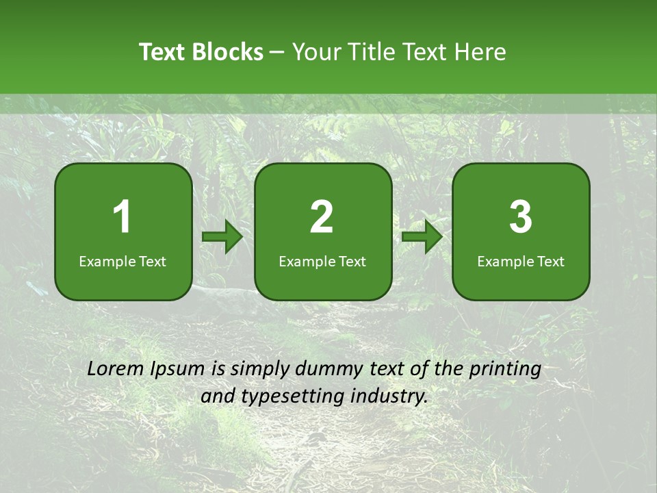 Mountain Preserve Meeting PowerPoint Template