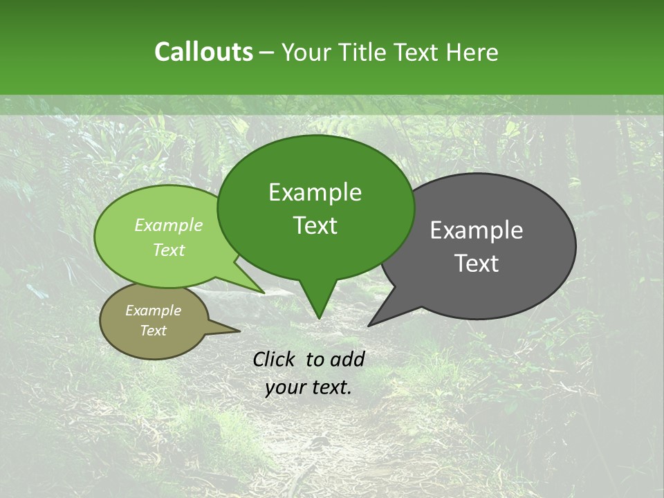 Mountain Preserve Meeting PowerPoint Template