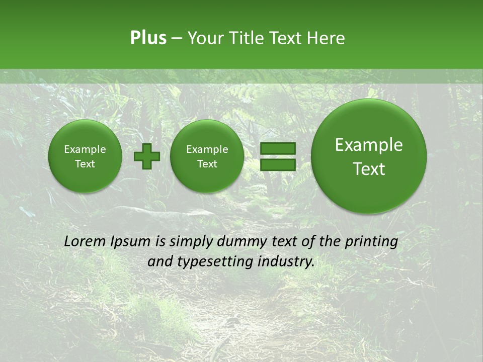 Mountain Preserve Meeting PowerPoint Template