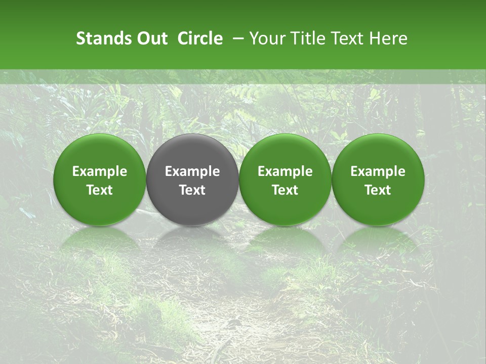 Mountain Preserve Meeting PowerPoint Template