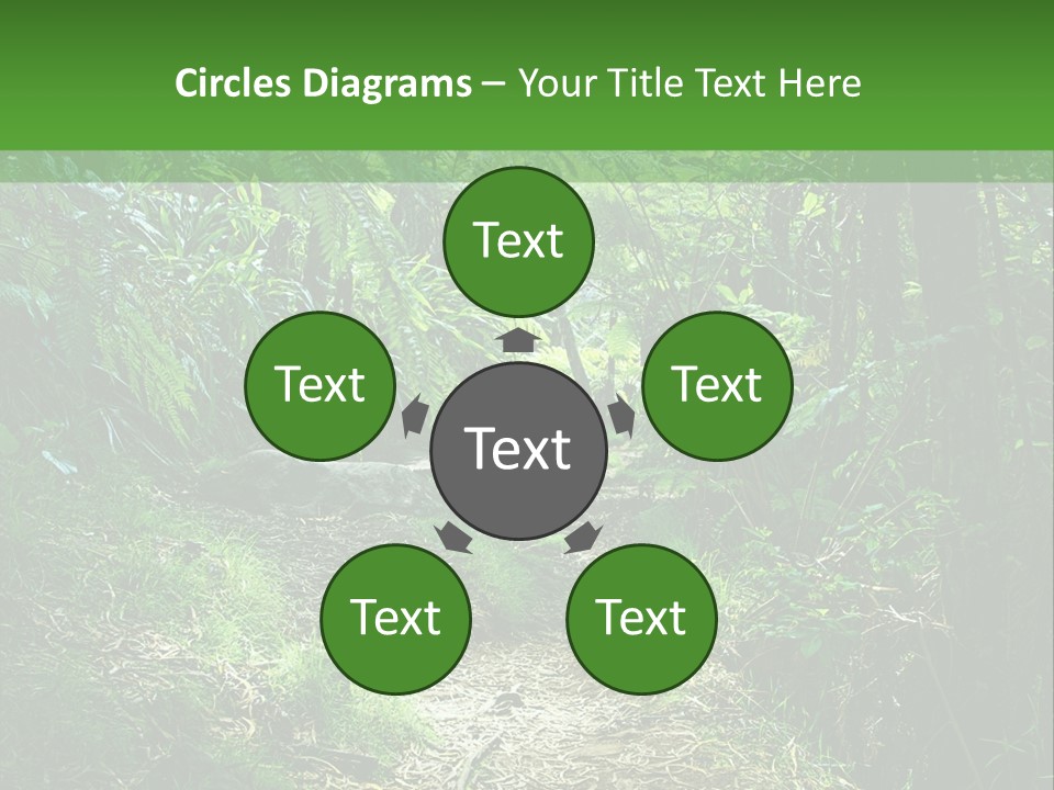 Mountain Preserve Meeting PowerPoint Template