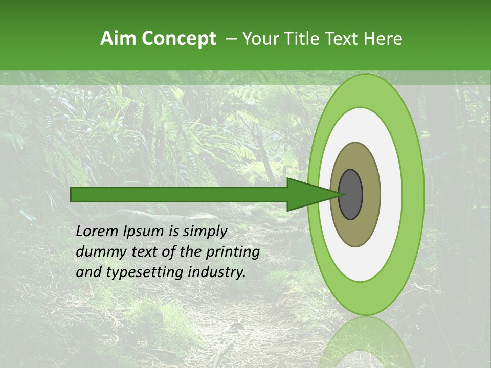 Mountain Preserve Meeting PowerPoint Template