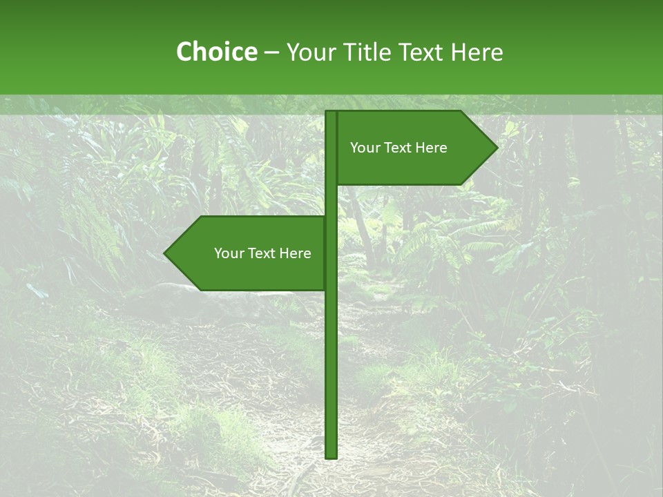 Mountain Preserve Meeting PowerPoint Template