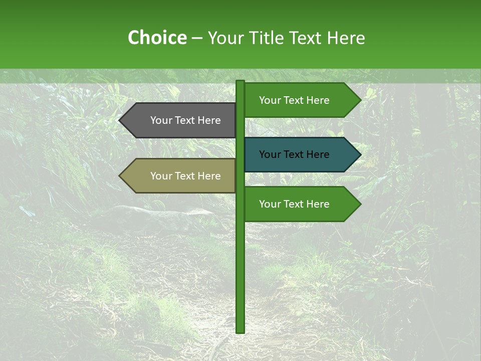 Mountain Preserve Meeting PowerPoint Template
