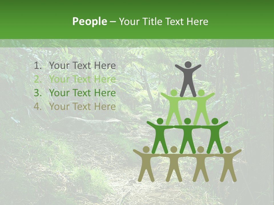 Mountain Preserve Meeting PowerPoint Template