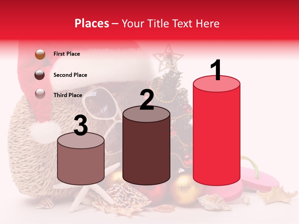 Glass Seashell Leisure PowerPoint Template