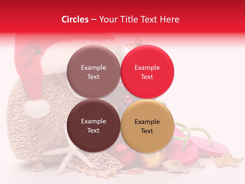 Glass Seashell Leisure PowerPoint Template