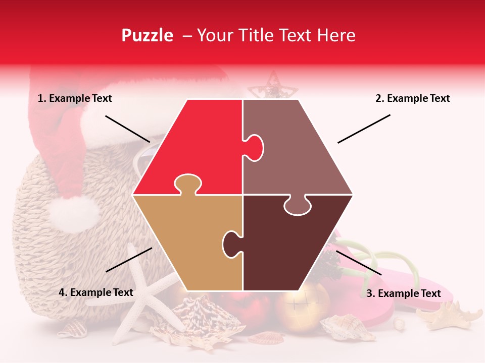 Glass Seashell Leisure PowerPoint Template