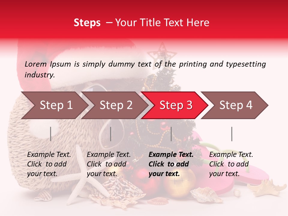 Glass Seashell Leisure PowerPoint Template