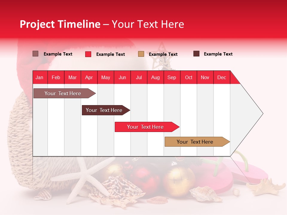 Glass Seashell Leisure PowerPoint Template