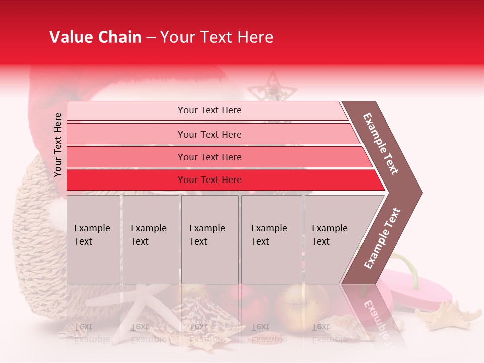 Glass Seashell Leisure PowerPoint Template