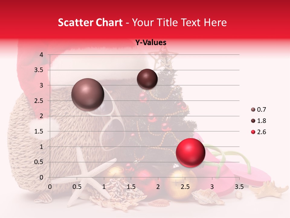 Glass Seashell Leisure PowerPoint Template