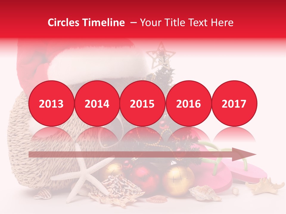 Glass Seashell Leisure PowerPoint Template