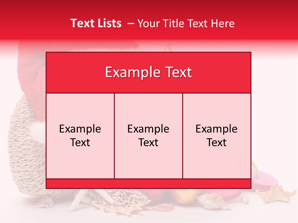 Glass Seashell Leisure PowerPoint Template