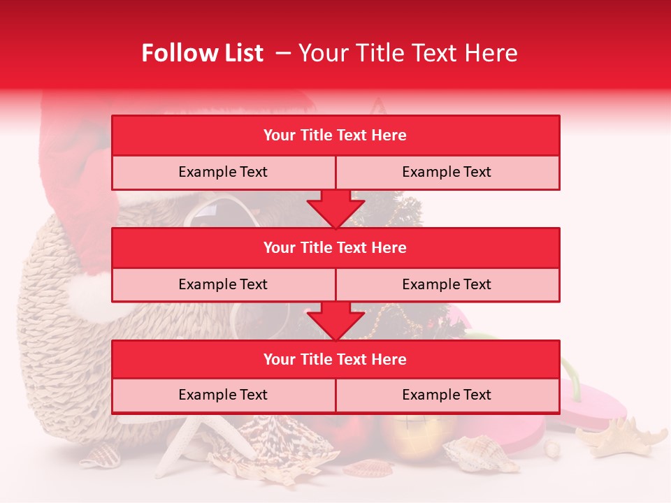 Glass Seashell Leisure PowerPoint Template