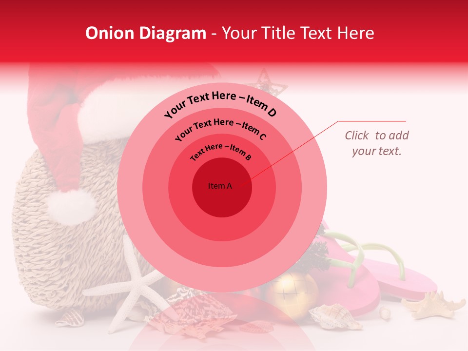 Glass Seashell Leisure PowerPoint Template