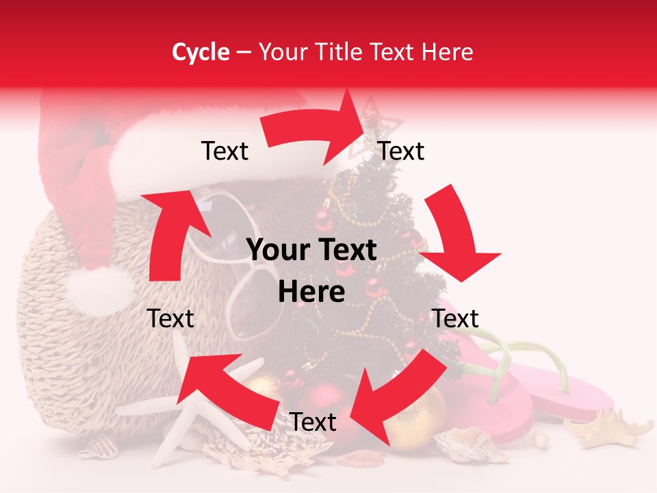 Glass Seashell Leisure PowerPoint Template